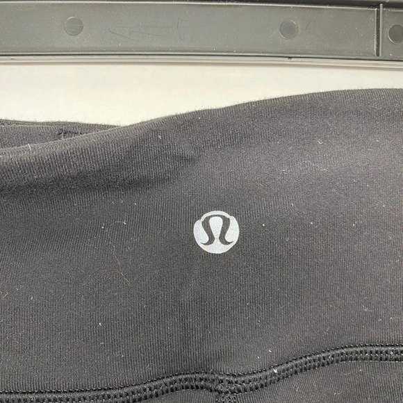 Lululemon Black Leggings Sz 6 - Picture 3 of 5